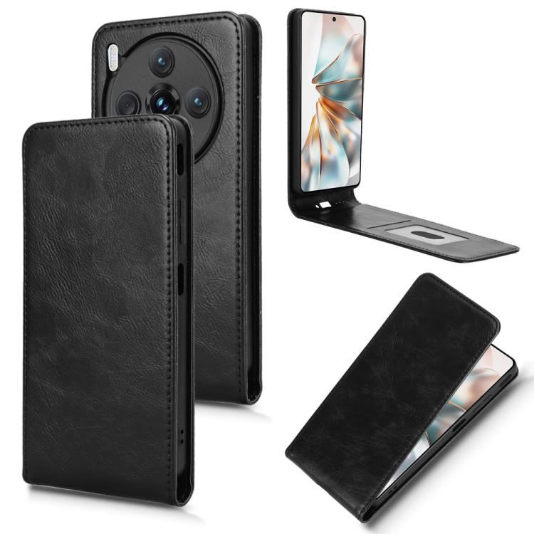 Magnetic Vertical Flip Leather Phone Case, For ZTE Axon 60 Lite / Blade V60 Vita, For ZTE Blade A75 5G, For ZTE Blade A75 4G, For ZTE nubia Z60S Pro, For ZTE Blade A35 / A55, For ZTE nubia Focus Pro