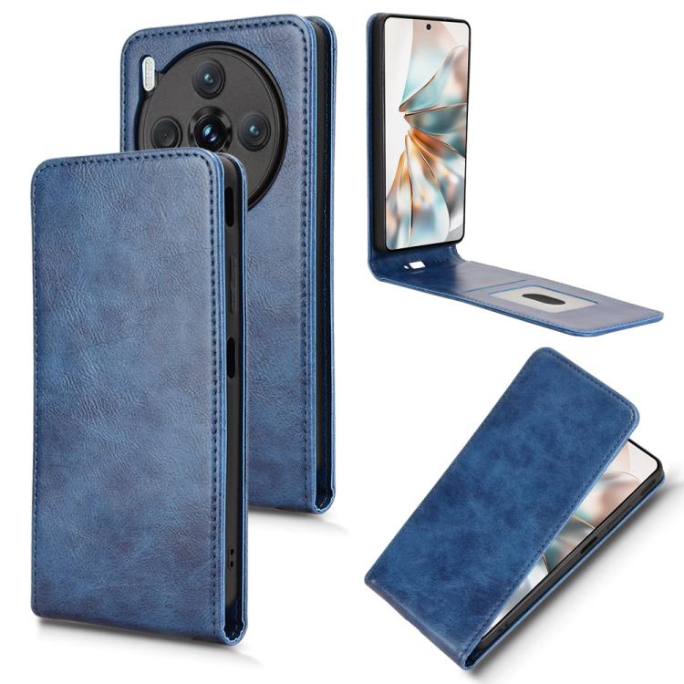 Magnetic Vertical Flip Leather Phone Case, For ZTE Axon 60 Lite / Blade V60 Vita, For ZTE Blade A75 5G, For ZTE Blade A75 4G, For ZTE nubia Z60S Pro, For ZTE Blade A35 / A55, For ZTE nubia Focus Pro