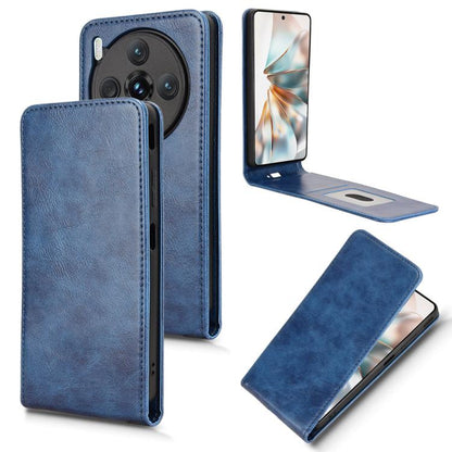 Magnetic Vertical Flip Leather Phone Case, For ZTE Axon 60 Lite / Blade V60 Vita, For ZTE Blade A75 5G, For ZTE Blade A75 4G, For ZTE nubia Z60S Pro, For ZTE Blade A35 / A55, For ZTE nubia Focus Pro