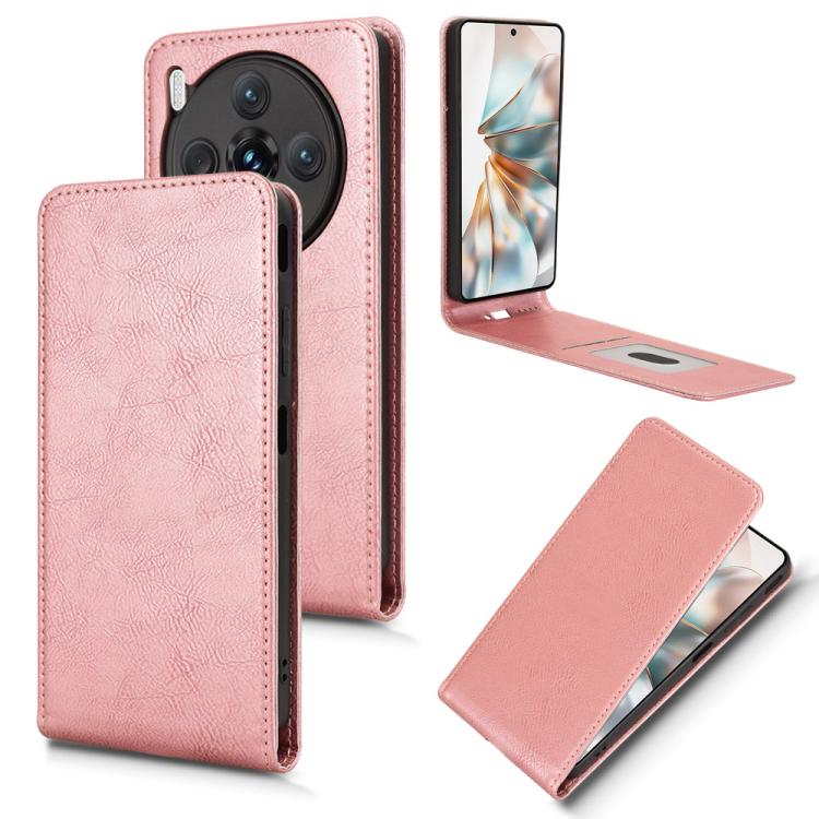 Magnetic Vertical Flip Leather Phone Case, For ZTE Axon 60 Lite / Blade V60 Vita, For ZTE Blade A75 5G, For ZTE Blade A75 4G, For ZTE nubia Z60S Pro, For ZTE Blade A35 / A55, For ZTE nubia Focus Pro