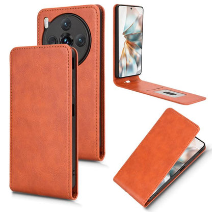 Magnetic Vertical Flip Leather Phone Case, For ZTE Axon 60 Lite / Blade V60 Vita, For ZTE Blade A75 5G, For ZTE Blade A75 4G, For ZTE nubia Z60S Pro, For ZTE Blade A35 / A55, For ZTE nubia Focus Pro