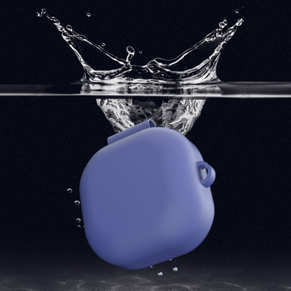 For Samsung Galaxy Buds Live Solid Color Anti-fall Earphone Protective Case with Hook