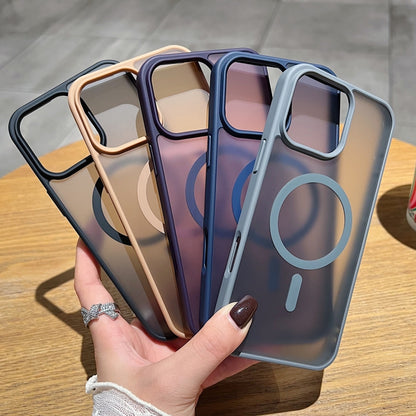 Frosted Skin Feel MagSafe Phone Case, For iPhone 18 Pro / 17 Pro, For iPhone 18 Pro Max / 17 Pro Max, For iPhone 17, For iPhone 17 Air