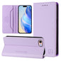 RC01 Dual-Folded Magnetic Suction RFID Leather Phone Case, For iPhone 14 Pro, For iPhone 14 Pro Max, For iPhone 7 / 8 / SE 2022