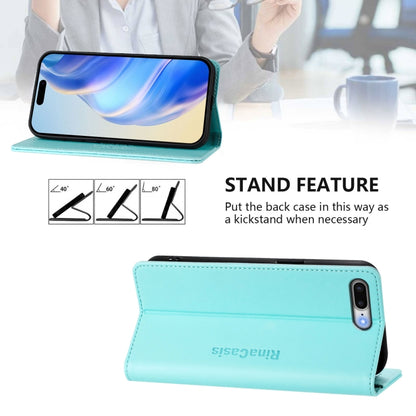 RC01 Dual-Folded Magnetic Suction RFID Leather Phone Case