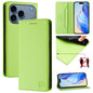 RC01 Dual-Folded Magnetic Suction RFID Leather Phone Case, For iPhone 17e / 16e, For iPhone 17 Pro Max, For iPhone 17 Pro