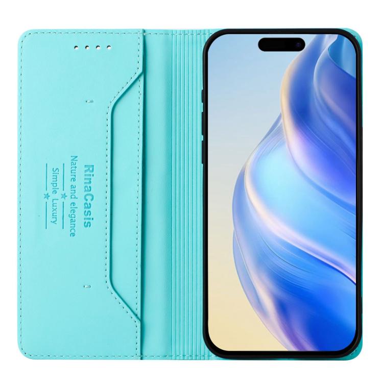 RC01 Dual-Folded Magnetic Suction RFID Leather Phone Case, For iPhone 18 Pro / 17 Pro, For iPhone 18 Pro Max / 17 Pro Max, For iPhone 17e / 16e