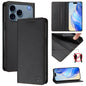 RC01 Dual-Folded Magnetic Suction RFID Leather Phone Case, For iPhone 18 Pro / 17 Pro, For iPhone 18 Pro Max / 17 Pro Max, For iPhone 17e / 16e