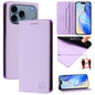 RC01 Dual-Folded Magnetic Suction RFID Leather Phone Case