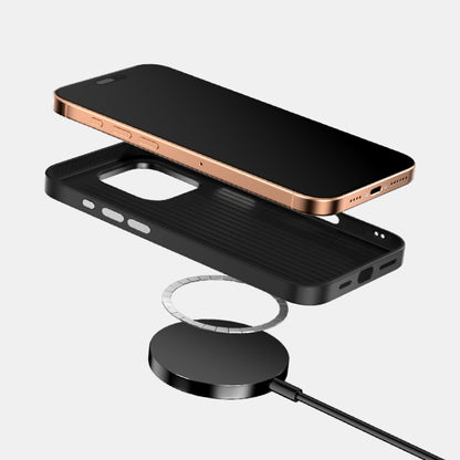 ABEEL C Carbon Fiber Series 6D Micro Relief MagSafe Phone Case, For iPhone 13 Pro, For iPhone 13