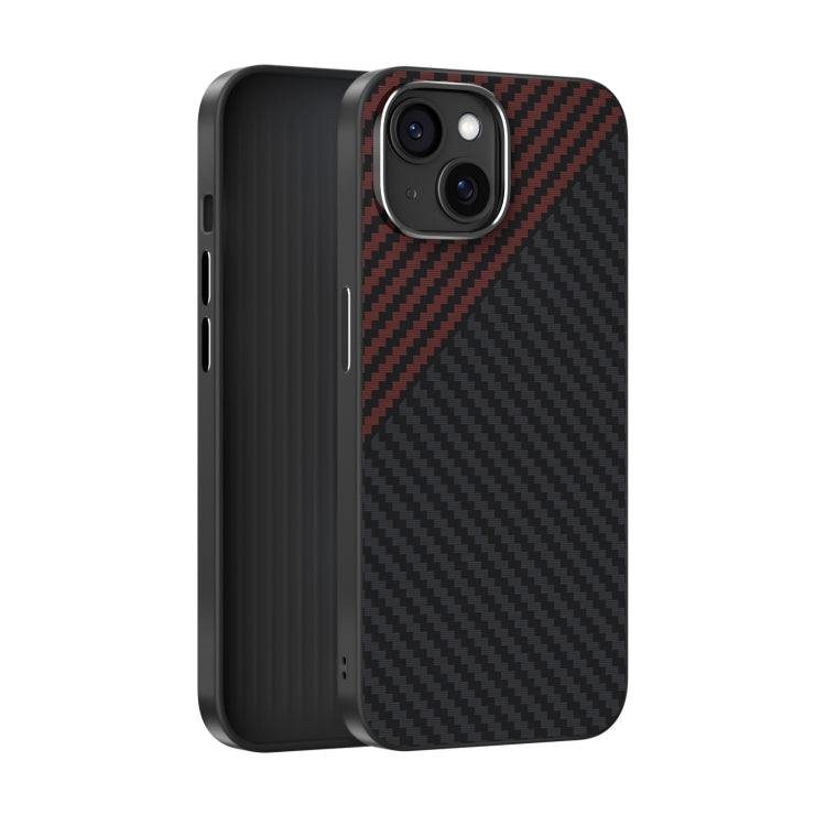 ABEEL C Carbon Fiber Series 6D Micro Relief MagSafe Phone Case, For iPhone 13 Pro, For iPhone 13