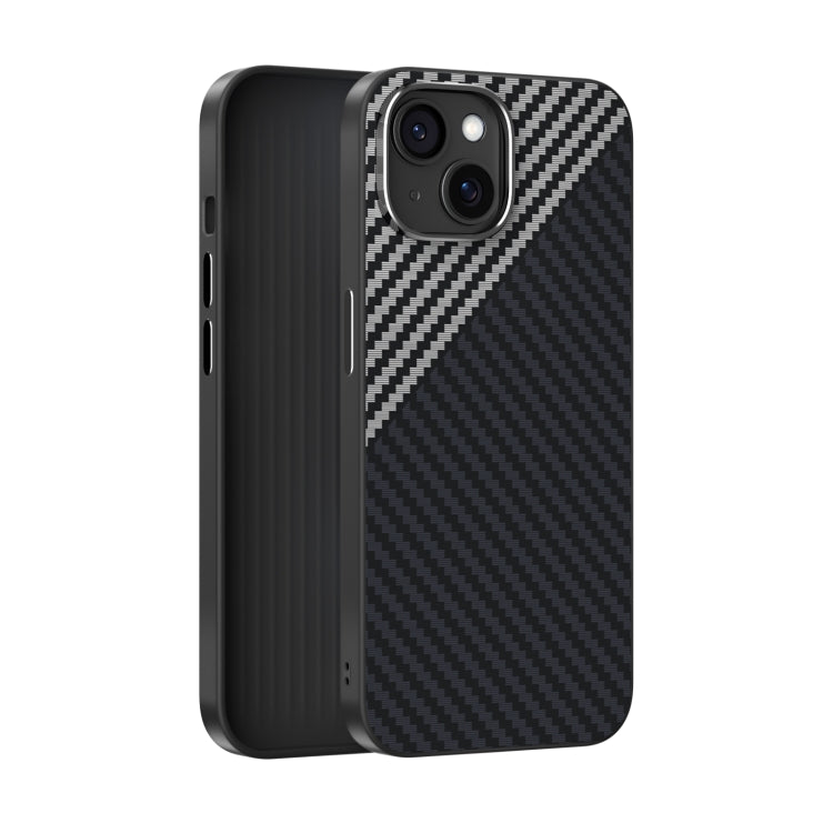 ABEEL C Carbon Fiber Series 6D Micro Relief MagSafe Phone Case, For iPhone 13 Pro, For iPhone 13