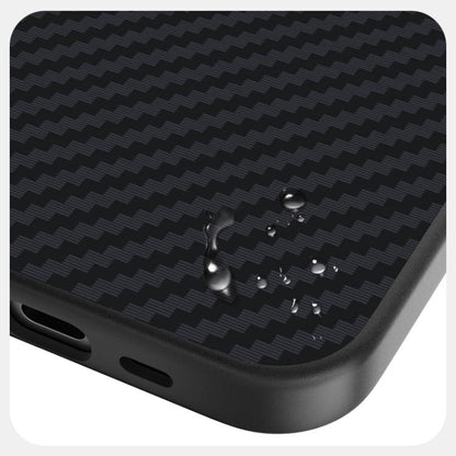 ABEEL C Carbon Fiber Series 6D Micro Relief MagSafe Phone Case, For iPhone 17e / 16e, For iPhone 17 Pro Max, For iPhone 17 Pro, For iPhone 17, For iPhone Air, For iPhone 16 Pro Max
