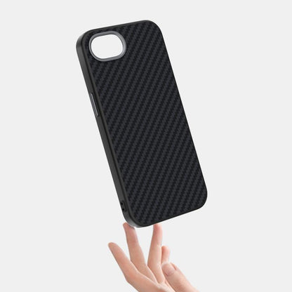 ABEEL C Carbon Fiber Series 6D Micro Relief MagSafe Phone Case, For iPhone 17e / 16e, For iPhone 17 Pro Max, For iPhone 17 Pro, For iPhone 17, For iPhone Air, For iPhone 16 Pro Max