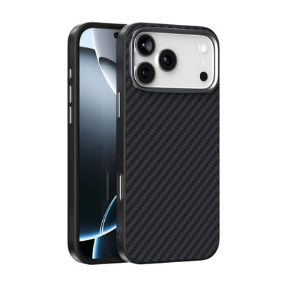 ABEEL C Carbon Fiber Series 6D Micro Relief MagSafe Phone Case, For iPhone 17e / 16e, For iPhone 17 Pro Max, For iPhone 17 Pro, For iPhone 17, For iPhone Air, For iPhone 16 Pro Max
