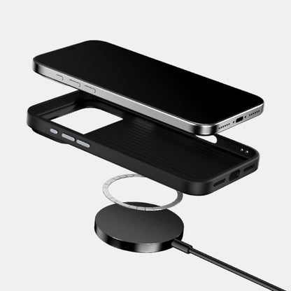 ABEEL C Carbon Fiber Series 6D Micro Relief MagSafe Phone Case, For iPhone 18 Pro / 17 Pro, For iPhone 18 Pro Max / 17 Pro Max, For iPhone 17e / 16e, For iPhone 17, For iPhone Air, For iPhone 16 Pro Max