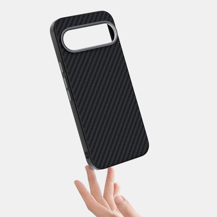 ABEEL C Carbon Fiber Series 6D Micro Relief MagSafe Phone Case, For Google Pixel 9 Pro, For Google Pixel 9