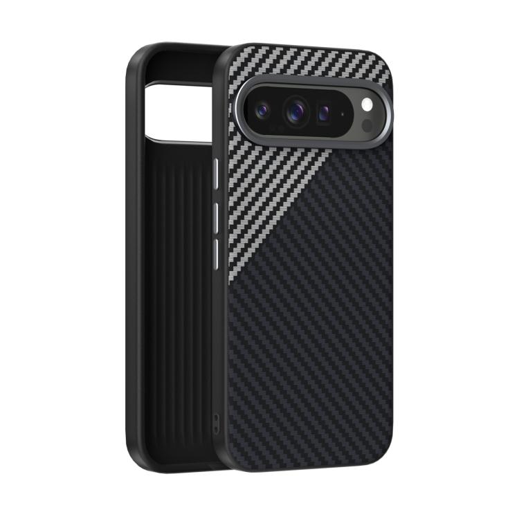 ABEEL C Carbon Fiber Series 6D Micro Relief MagSafe Phone Case, For Google Pixel 10 Pro XL, For Google Pixel 10 / 10 Pro, For Google Pixel 9a, For Google Pixel 9 Pro XL, For Google Pixel 9 Pro, For Google Pixel 9