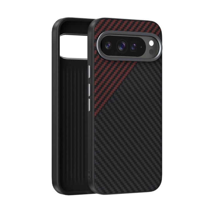 ABEEL C Carbon Fiber Series 6D Micro Relief MagSafe Phone Case, For Google Pixel 10 Pro XL, For Google Pixel 10 / 10 Pro, For Google Pixel 9a, For Google Pixel 9 Pro XL, For Google Pixel 9 Pro, For Google Pixel 9