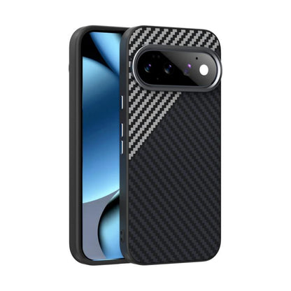 ABEEL C Carbon Fiber Series 6D Micro Relief MagSafe Phone Case, For Google Pixel 11 Pro XL, For Google Pixel 11 / 11 Pro, For Google Pixel 10 Pro XL, For Google Pixel 10 / 10 Pro, For Google Pixel 9a, For Google Pixel 9 Pro XL
