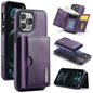 DG.MING M6 Series RFID Tri-fold Card Bag Removable Leather Phone Case, For iPhone 12, For iPhone 12 Pro Max, For iPhone 12 Pro, For iPhone 11 Pro Max
