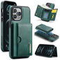 DG.MING M6 Series RFID Tri-fold Card Bag Removable Leather Phone Case, For iPhone 12, For iPhone 12 Pro Max, For iPhone 12 Pro, For iPhone 11 Pro Max