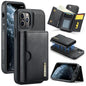 DG.MING M6 Series RFID Tri-fold Card Bag Removable Leather Phone Case, For iPhone 11, For iPhone 11 Pro