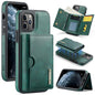 DG.MING M6 Series RFID Tri-fold Card Bag Removable Leather Phone Case, For iPhone 11, For iPhone 11 Pro