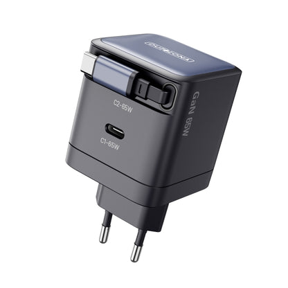 DUZZONA T10 PD 65W GaN Mini Type-C / USB-C Fast Charger with Cable