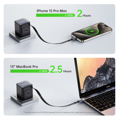 DUZZONA T10 PD 65W GaN Mini Type-C / USB-C Fast Charger with Cable