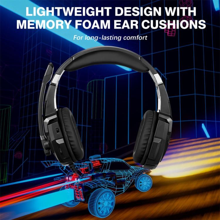 KOTION EACH G9000 Pro On-Ear Gaming Headset with Mic, Cable Length: About 2.1m