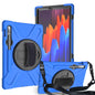 Shockproof Colorful Silicone + PC Protective Case with Holder & Shoulder Strap & Hand Strap & Pen Slot, For Samsung Galaxy Tab S8 / Galaxy Tab S7 (2020) T870