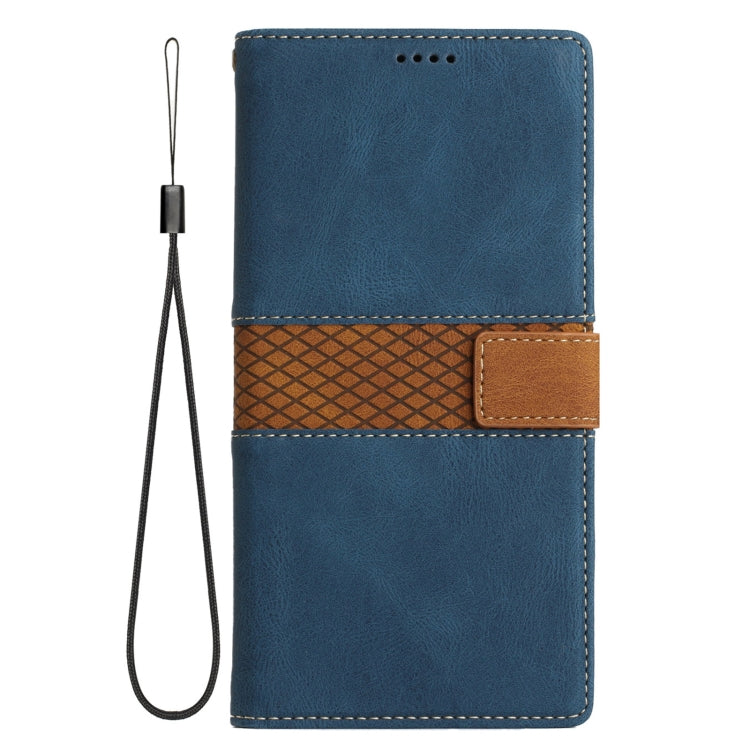 Grid Stitching Leather Phone Case with Lanyard, For iPhone 17e / 16e, For iPhone 17 Pro Max, For iPhone 17 Pro, For iPhone 17, For iPhone Air, For iPhone 16 Pro Max