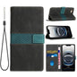 Grid Stitching Leather Phone Case with Lanyard, For iPhone 17e / 16e, For iPhone 17 Pro Max, For iPhone 17 Pro, For iPhone 17, For iPhone Air, For iPhone 16 Pro Max