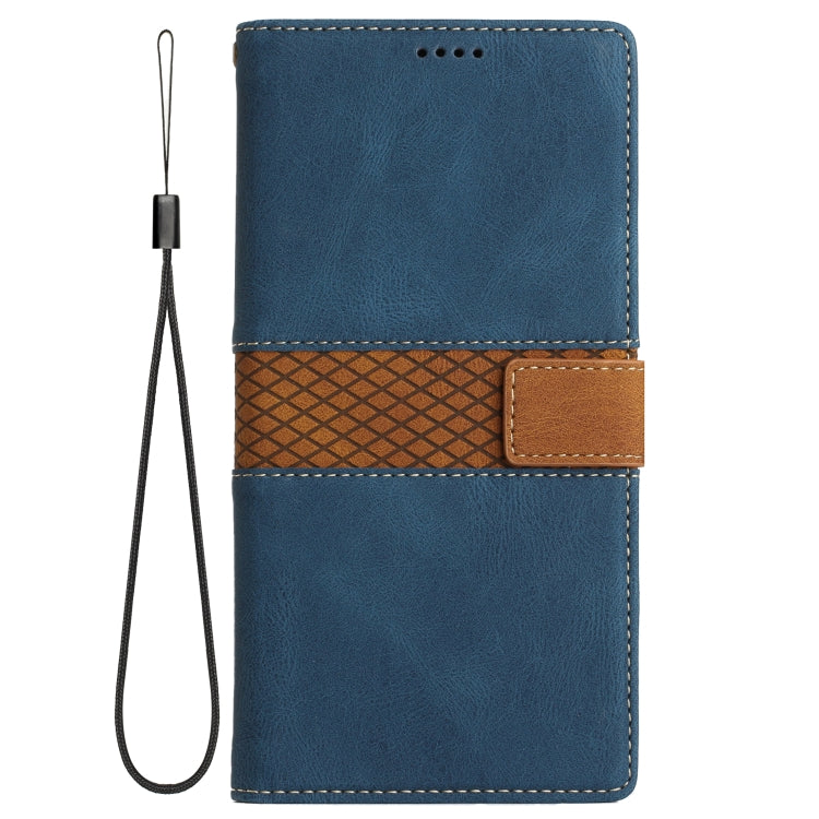 Grid Stitching Leather Phone Case with Lanyard, For iPhone 13 Pro Max, For iPhone 13 Pro, For iPhone 13, For iPhone 13 mini, For iPhone 12 / 12 Pro, For iPhone 12 Pro Max