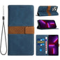 Grid Stitching Leather Phone Case with Lanyard, For iPhone 13 Pro Max, For iPhone 13 Pro, For iPhone 13, For iPhone 13 mini, For iPhone 12 / 12 Pro, For iPhone 12 Pro Max