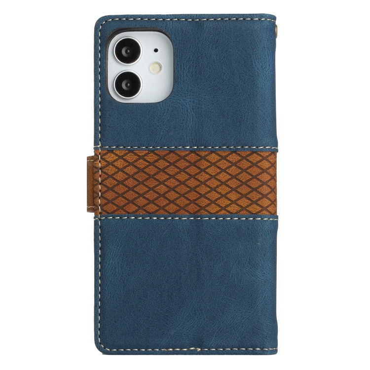 Grid Stitching Leather Phone Case with Lanyard, For iPhone 12 mini, For iPhone 11 Pro Max, For iPhone 11, For iPhone 11 Pro, For iPhone XS / X, For iPhone XR