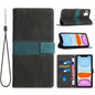 Grid Stitching Leather Phone Case with Lanyard, For iPhone 12 mini, For iPhone 11 Pro Max, For iPhone 11, For iPhone 11 Pro, For iPhone XS / X, For iPhone XR
