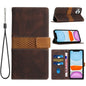 Grid Stitching Leather Phone Case with Lanyard, For iPhone 12 mini, For iPhone 11 Pro Max, For iPhone 11, For iPhone 11 Pro, For iPhone XS / X, For iPhone XR