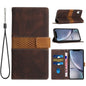 Grid Stitching Leather Phone Case with Lanyard, For iPhone 12 mini, For iPhone 11 Pro Max, For iPhone 11, For iPhone 11 Pro, For iPhone XS / X, For iPhone XR