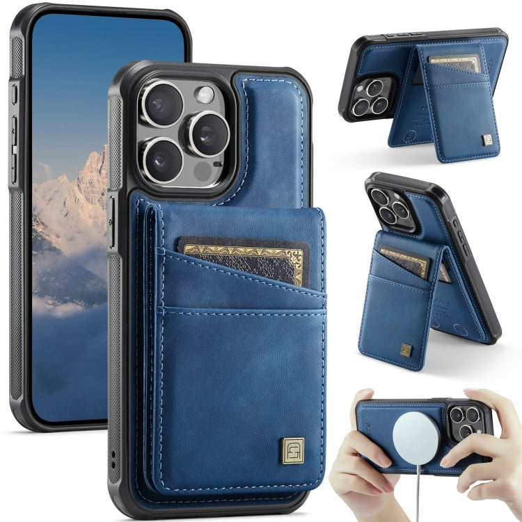 AutSpace A12 MagSafe Magnetic RFID Card Bag Phone Case, For iPhone 15 Pro Max, For iPhone 15 Pro, For iPhone 15 Plus, For iPhone 15