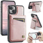 AutSpace A12 MagSafe Magnetic RFID Card Bag Phone Case, For iPhone 15 Pro Max, For iPhone 15 Pro, For iPhone 15 Plus, For iPhone 15