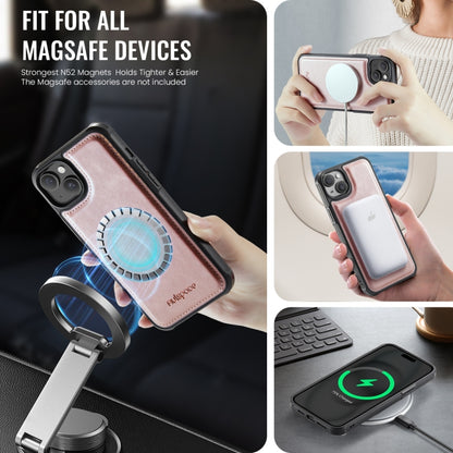 AutSpace A12 MagSafe Magnetic RFID Card Bag Phone Case, For iPhone 14 Plus, For iPhone 14, For iPhone 14 Pro, For iPhone 14 Pro Max