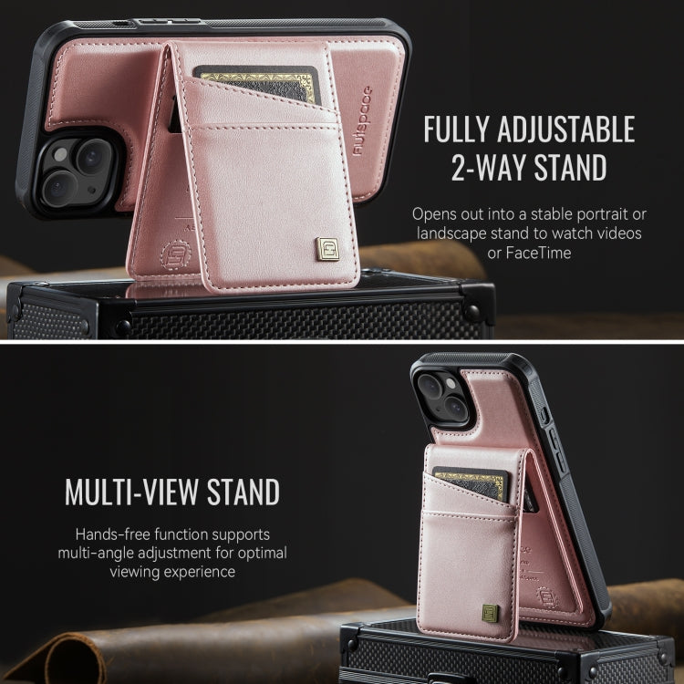 AutSpace A12 MagSafe Magnetic RFID Card Bag Phone Case, For iPhone 14 Plus, For iPhone 14, For iPhone 14 Pro, For iPhone 14 Pro Max