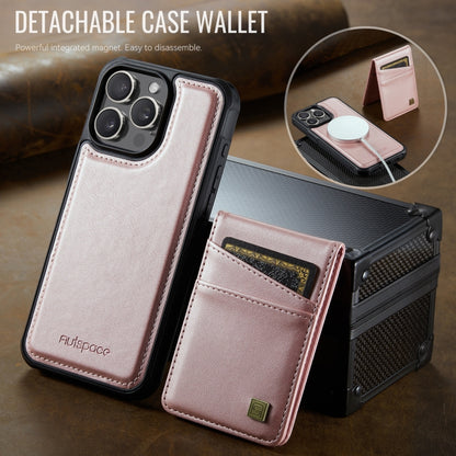 AutSpace A12 MagSafe Magnetic RFID Card Bag Phone Case, For iPhone 12 Pro Max