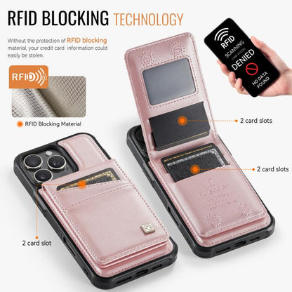 AutSpace A12 MagSafe Magnetic RFID Card Bag Phone Case, For iPhone 16 Pro Max, For iPhone 16 Pro, For iPhone 16 Plus, For iPhone 16