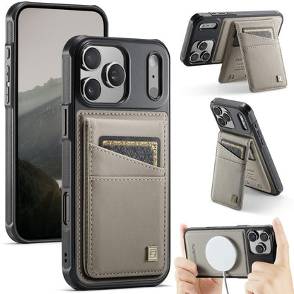 AutSpace A12 MagSafe Magnetic RFID Card Bag Phone Case, For iPhone 17 Pro Max, For iPhone 17 Pro, For iPhone 17, For iPhone Air