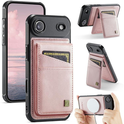AutSpace A12 MagSafe Magnetic RFID Card Bag Phone Case, For iPhone 17 Pro Max, For iPhone 17 Pro, For iPhone 17, For iPhone Air