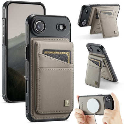 AutSpace A12 MagSafe Magnetic RFID Card Bag Phone Case, For iPhone 17 Pro Max, For iPhone 17 Pro, For iPhone 17, For iPhone Air