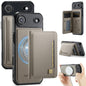 AutSpace A13 MagSafe Magnetic RFID Flip Card Bag Phone Case, For iPhone 17 Pro Max, For iPhone 17 Pro, For iPhone 17, For iPhone Air